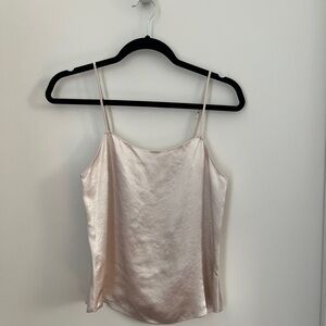 Aritzia Babaton Satin Camisole Light Pink